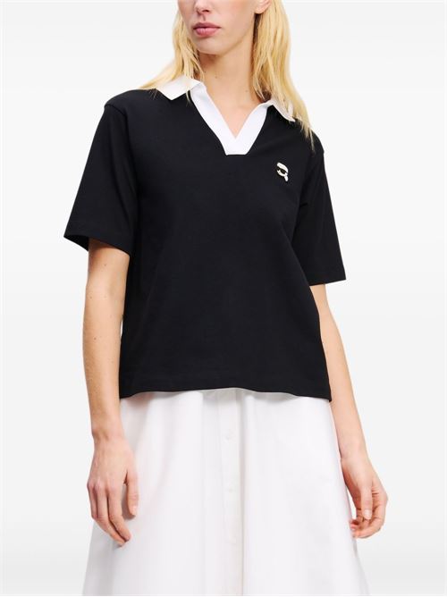 Polo donna maniche corte Karl Lagerfeld | A2W17111999